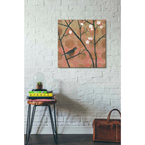 Image of 'Cherry Blossoms II' by Kathrine Lovell, Canvas Wall Art,26 x 26