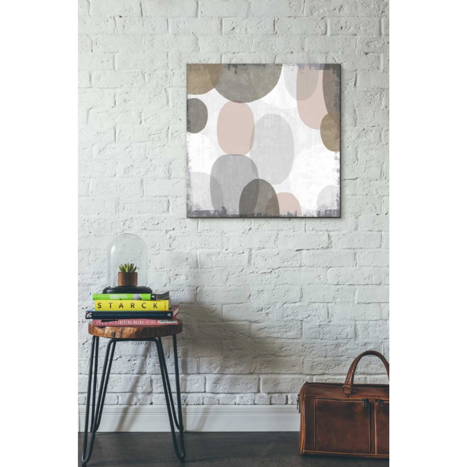 'Pastel Drips II' by Michael Mullan, Canvas Wall Art,26 x 26