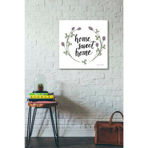 'Happy to Bee Home Words I' by Sara Zieve Miller, Canvas Wall Art,26 x 26