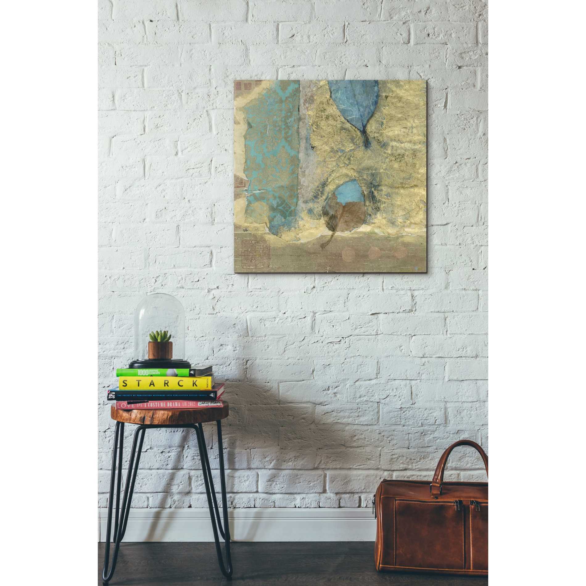 'Wabi-Sabi Leaf' by Elena Ray Canvas Wall Art,26 x 26