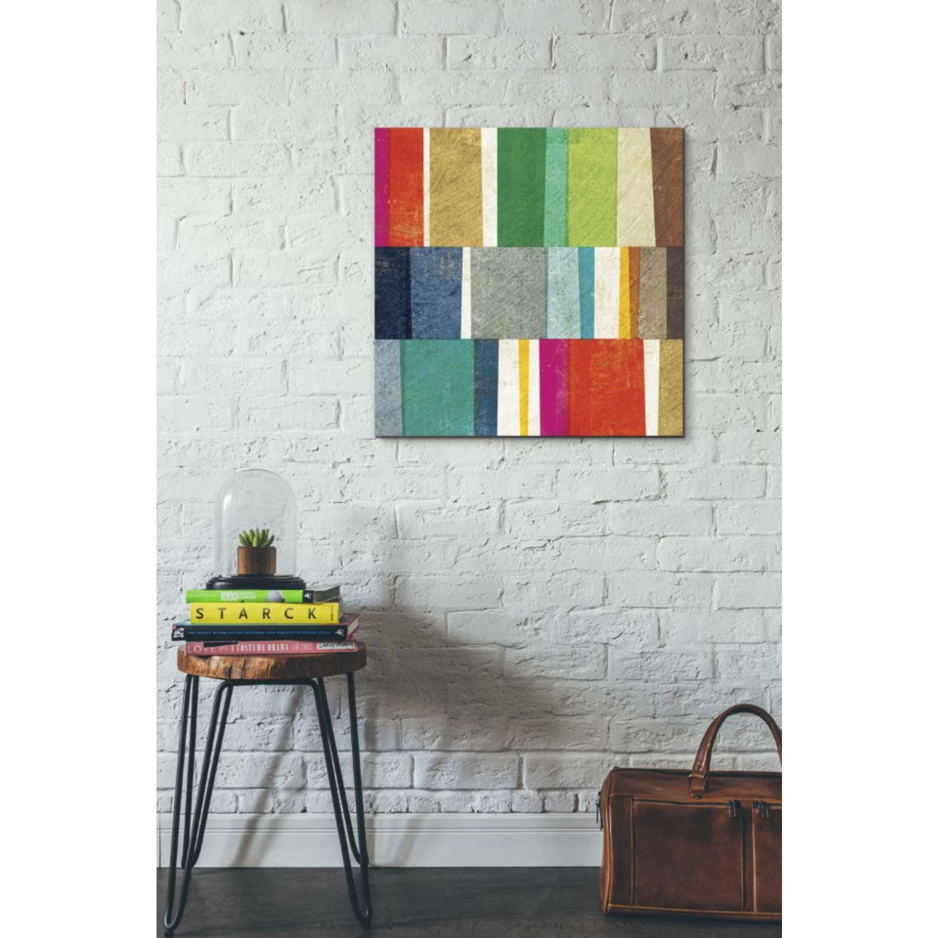 'Colorful Abstract' by Michael Mullan, Canvas Wall Art,26 x 26