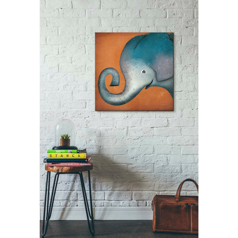 Image of 'Elephant Wow' by Ryan Fowler, Canvas Wall Art,26 x 26
