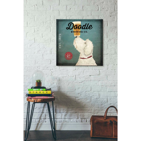 Image of 'Doodle Beer' by Ryan Fowler, Canvas Wall Art,26 x 26