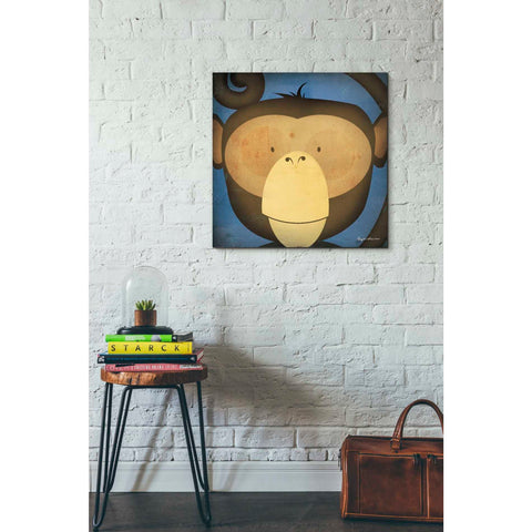 Image of 'Monkey Wow' by Ryan Fowler, Canvas Wall Art,26 x 26