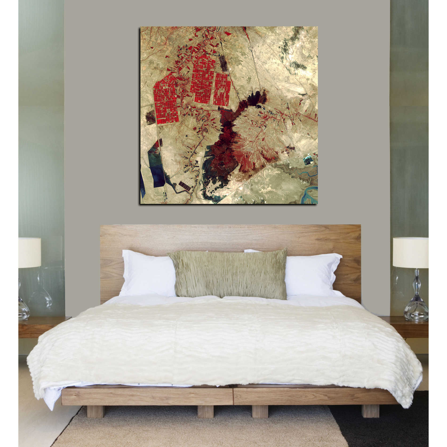 'Earth As Art: Sloppy Paint Job' Canvas Wall Art,26 x 26