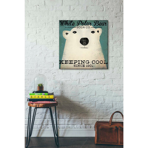 Image of 'Polar Bear Soda Co' by Ryan Fowler, Canvas Wall Art,26 x 26