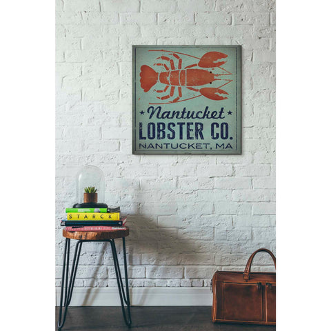 'Nantucket Lobster Square' by Ryan Fowler, Canvas Wall Art,26 x 26
