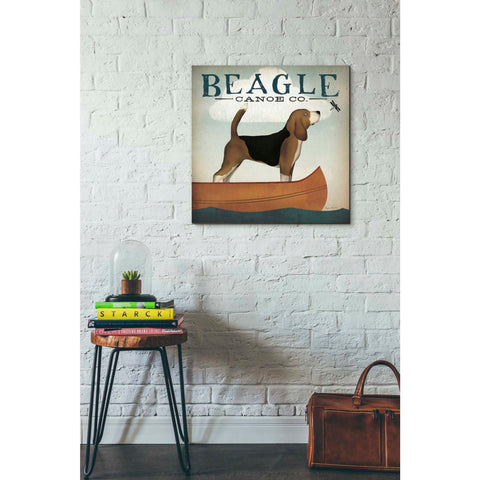 Image of 'Beagle Canoe Co' by Ryan Fowler, Canvas Wall Art,26 x 26