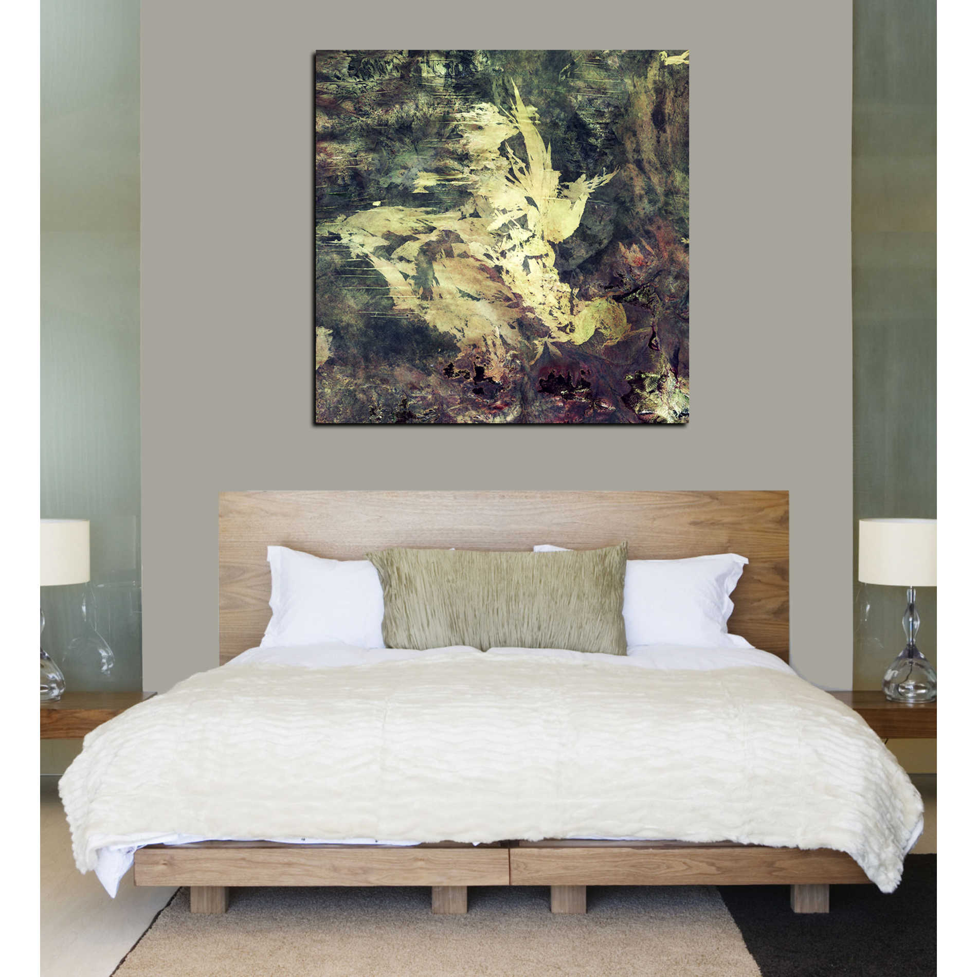 'Earth As Art: Sandy Scars' Canvas Wall Art,26 x 26