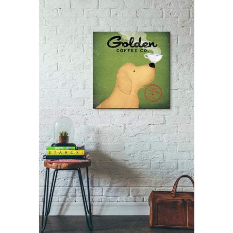 Image of 'Golden Coffee Co Square' by Ryan Fowler, Giclee Canvas Wall Art