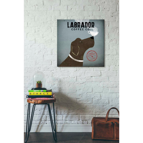 Image of 'Labrador Coffee Co' by Ryan Fowler, Canvas Wall Art,26 x 26