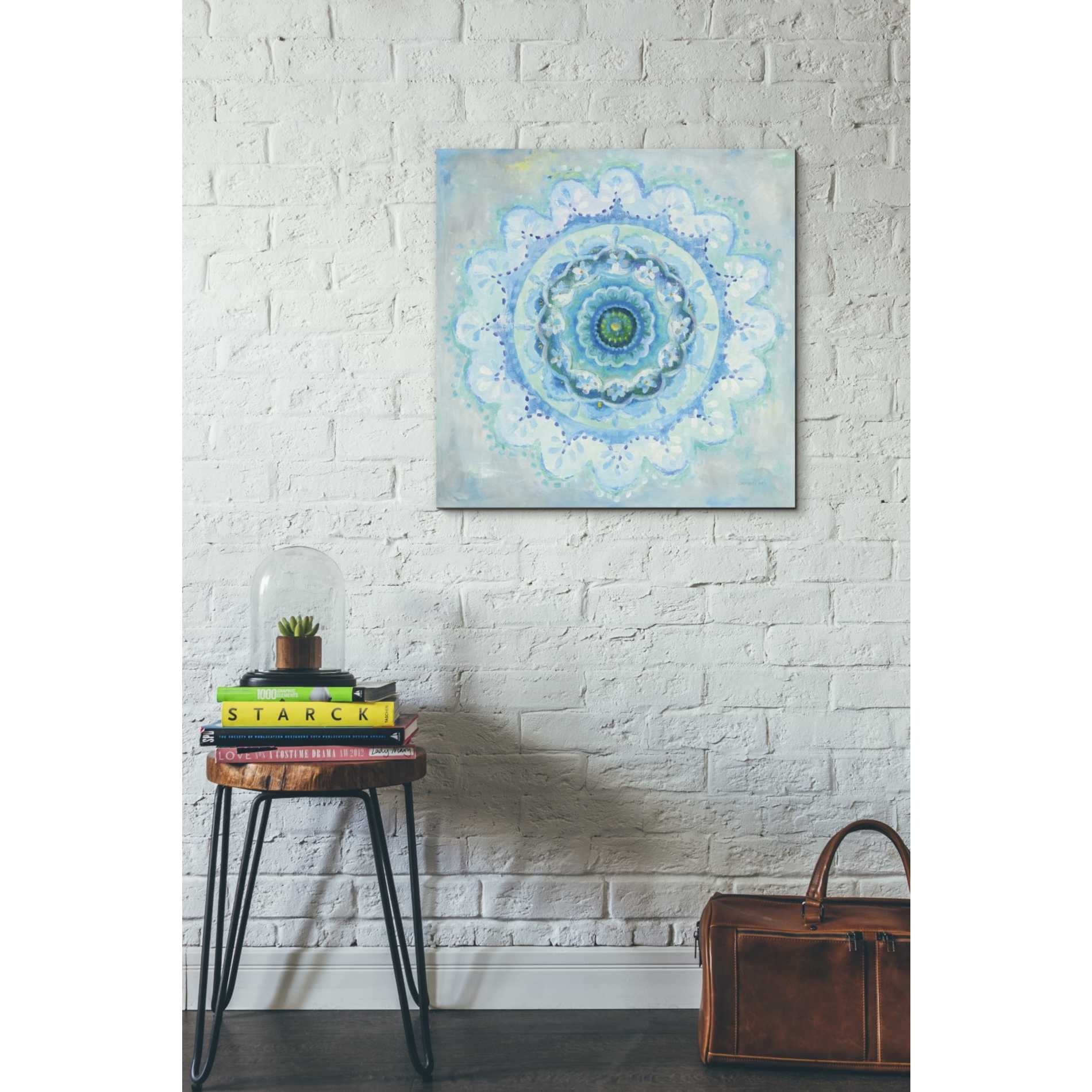 'Coastal Mandala' by Danhui Nai, Canvas Wall Art,26 x 26