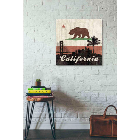 Image of 'California' by Moira Hershey, Canvas Wall Art,26 x 26