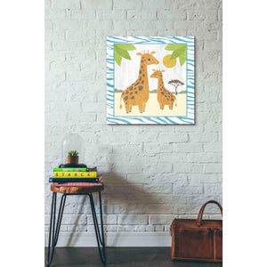 'Safari Fun Giraffe' by Moira Hershey, Canvas Wall Art,26 x 26