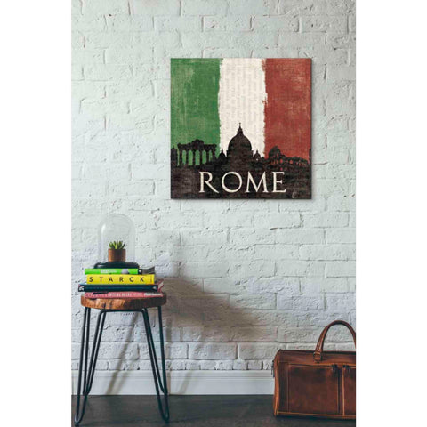 Image of 'Rome' by Moira Hershey, Canvas Wall Art,26 x 26