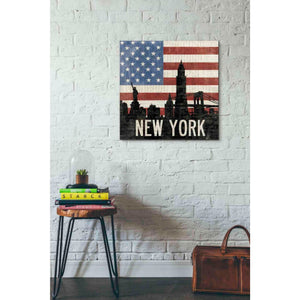 'New York' by Moira Hershey, Canvas Wall Art,26 x 26
