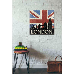 'London ' by Moira Hershey, Canvas Wall Art,26 x 26