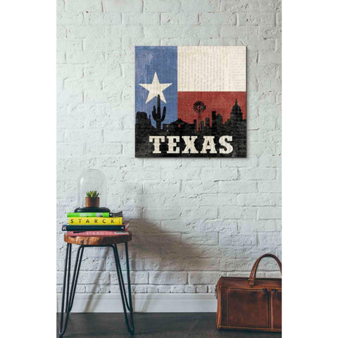 Image of 'Texas' by Moira Hershey, Canvas Wall Art,26 x 26
