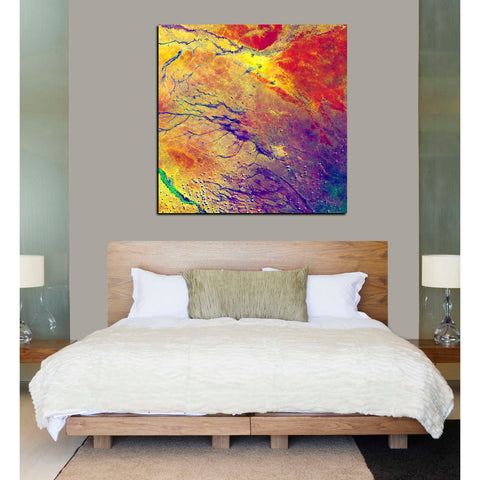 Image of 'Earth As Art: A Study in Color' Canvas Wall Art,26 x 26