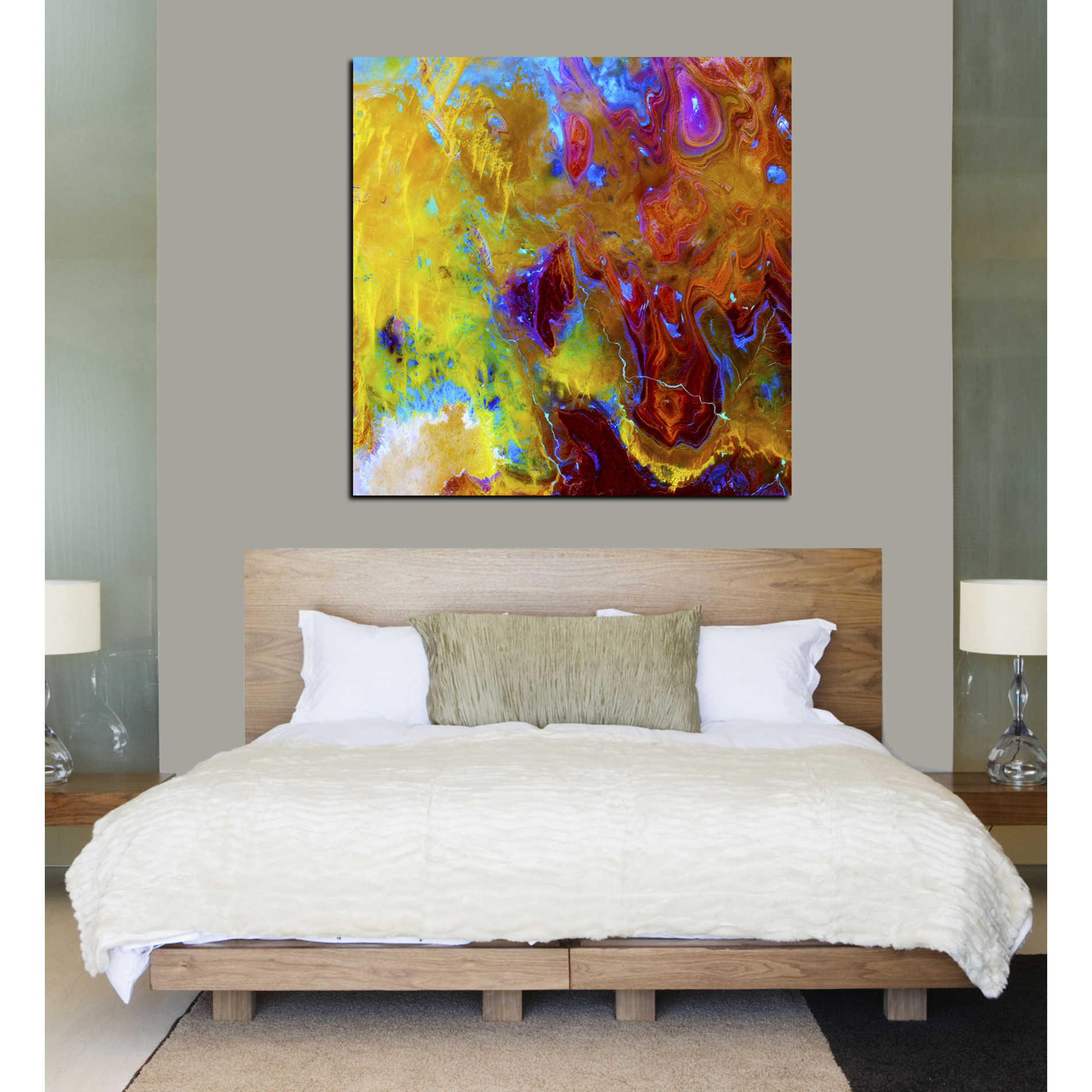 'Earth As Art: Land of Terror' Canvas Wall Art,26 x 26