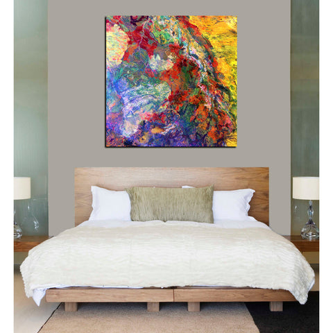 Image of 'Earth As Art: Melted Colors' Canvas Wall Art,26 x 26