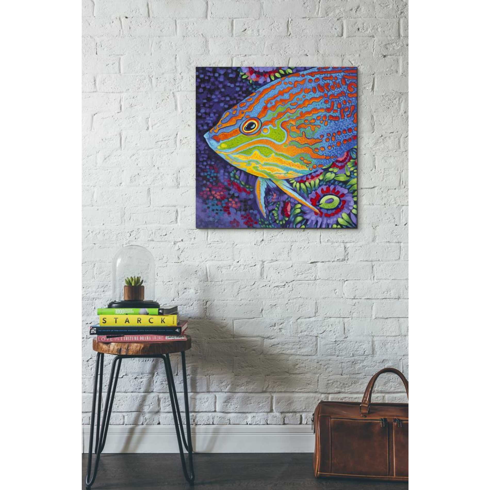 'Brilliant Tropical Fish I' by Carolee Vitaletti Giclee Canvas Wall Art