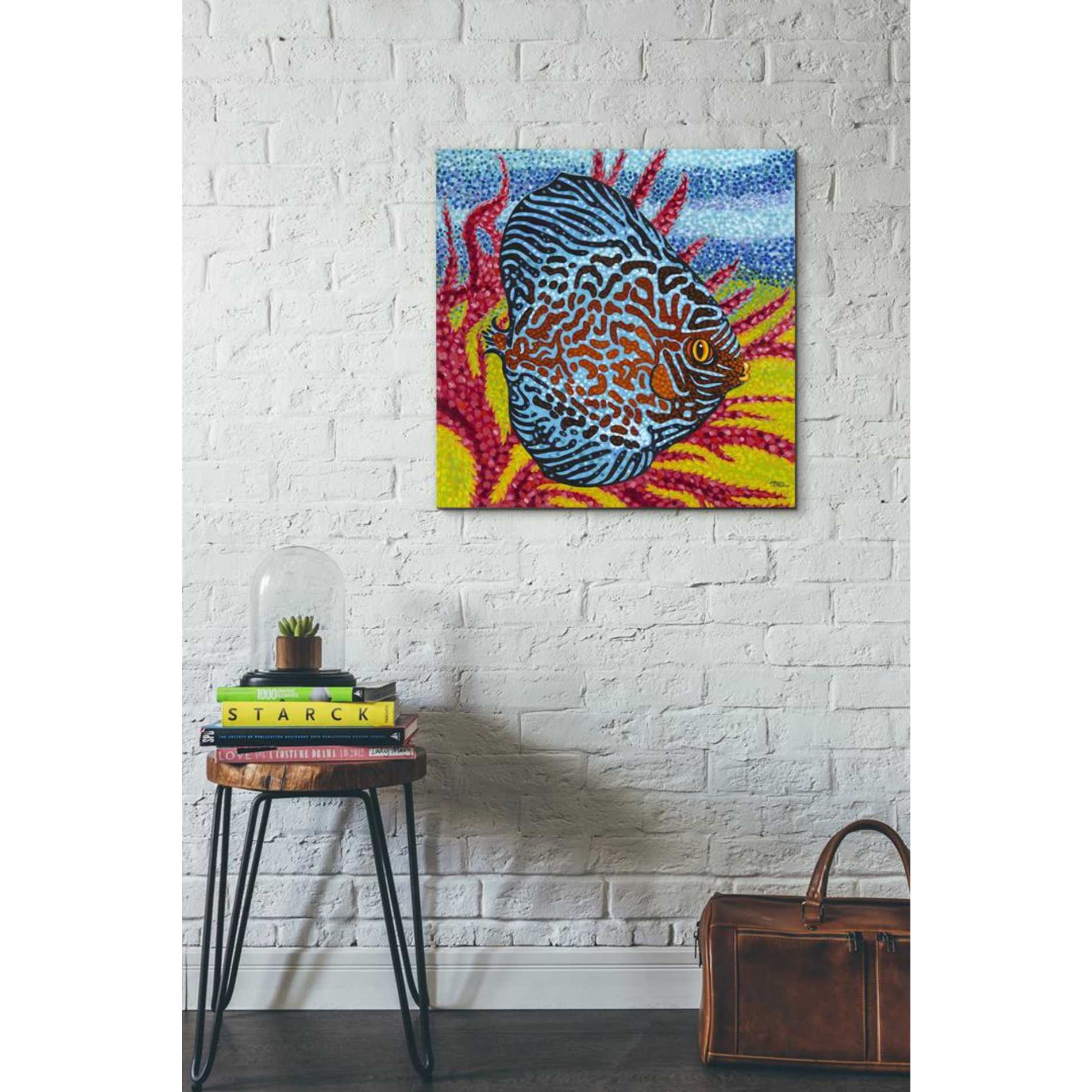 'Brilliant Tropical Fish II' by Carolee Vitaletti Giclee Canvas Wall Art