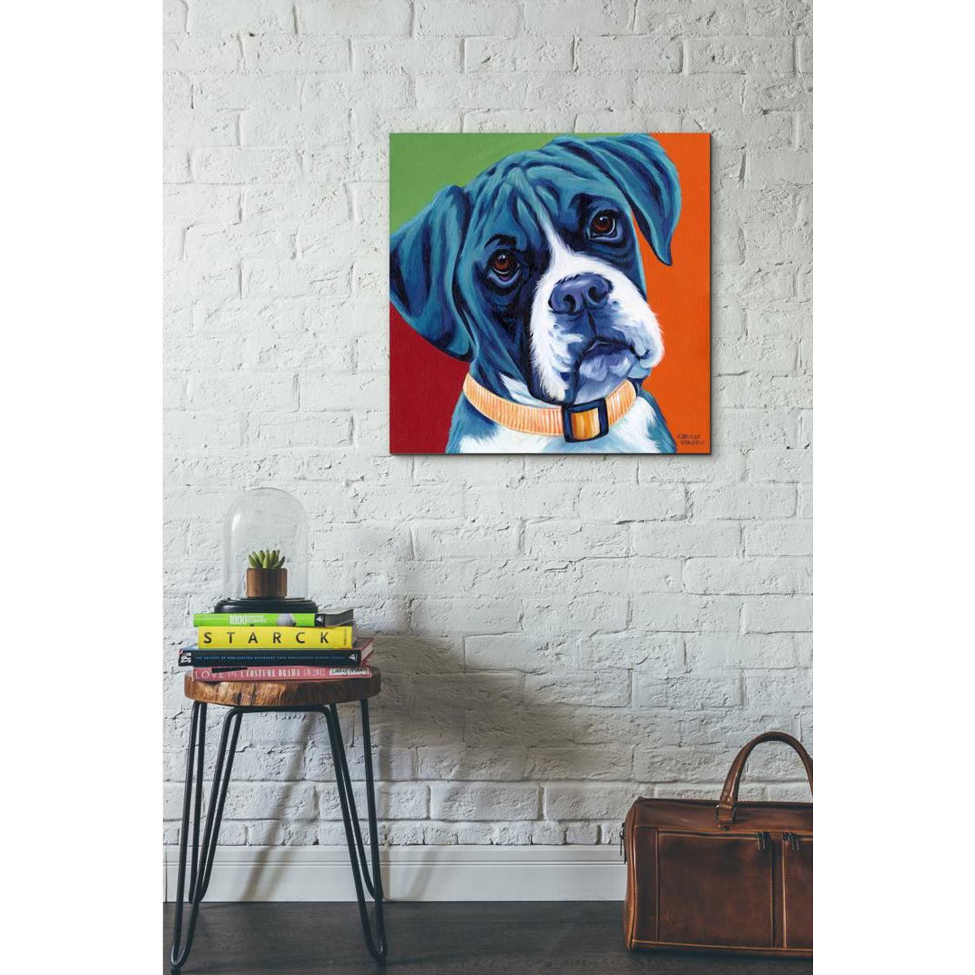 'Cute Pups I' by Carolee Vitaletti Giclee Canvas Wall Art