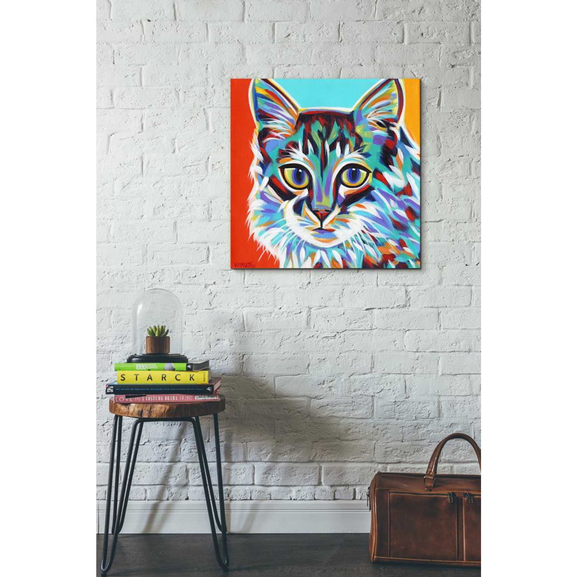 'Dramatic Cats II' by Carolee Vitaletti Giclee Canvas Wall Art