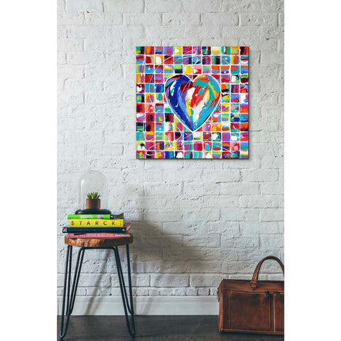 Image of 'Hearts of a Different Color I' by Carolee Vitaletti Giclee Canvas Wall Art