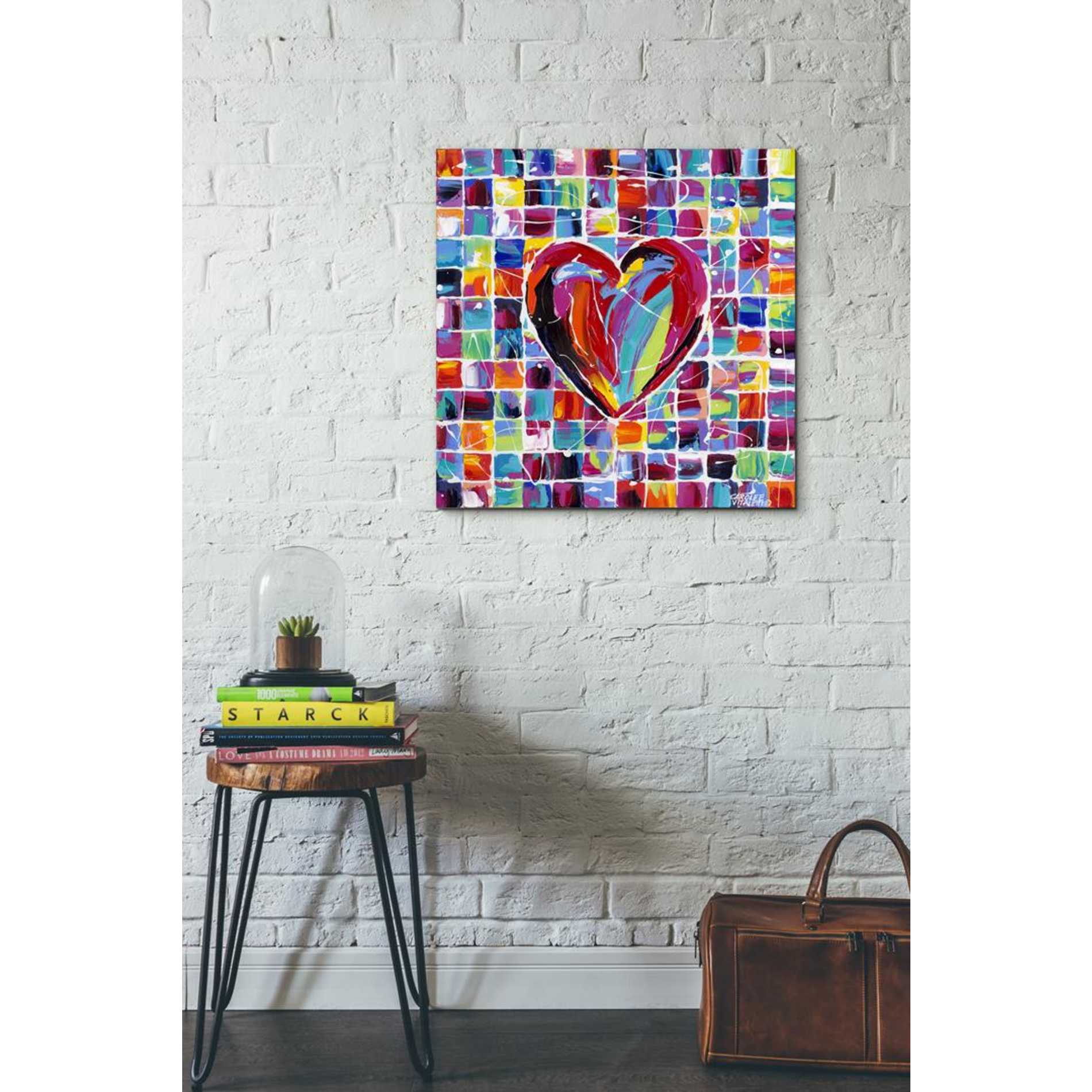 'Hearts of a Different Color II' by Carolee Vitaletti Giclee Canvas Wall Art