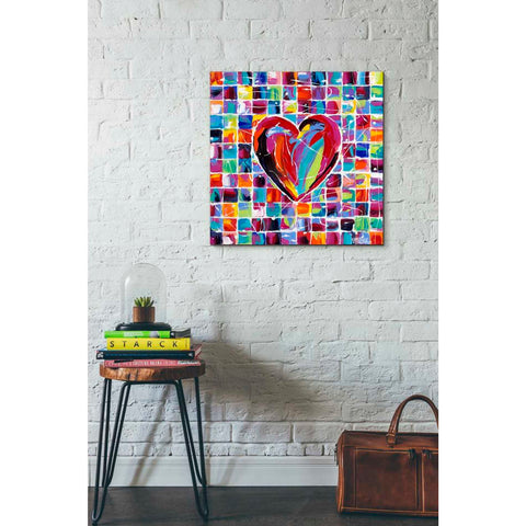 Image of 'Hearts of a Different Color II' by Carolee Vitaletti Giclee Canvas Wall Art