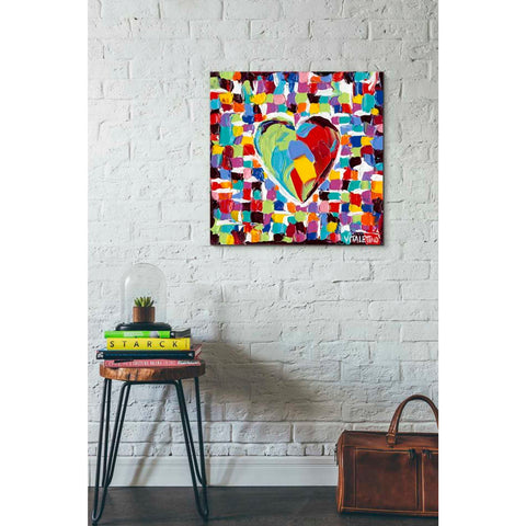 Image of 'Mosaic Heart I' by Carolee Vitaletti Giclee Canvas Wall Art