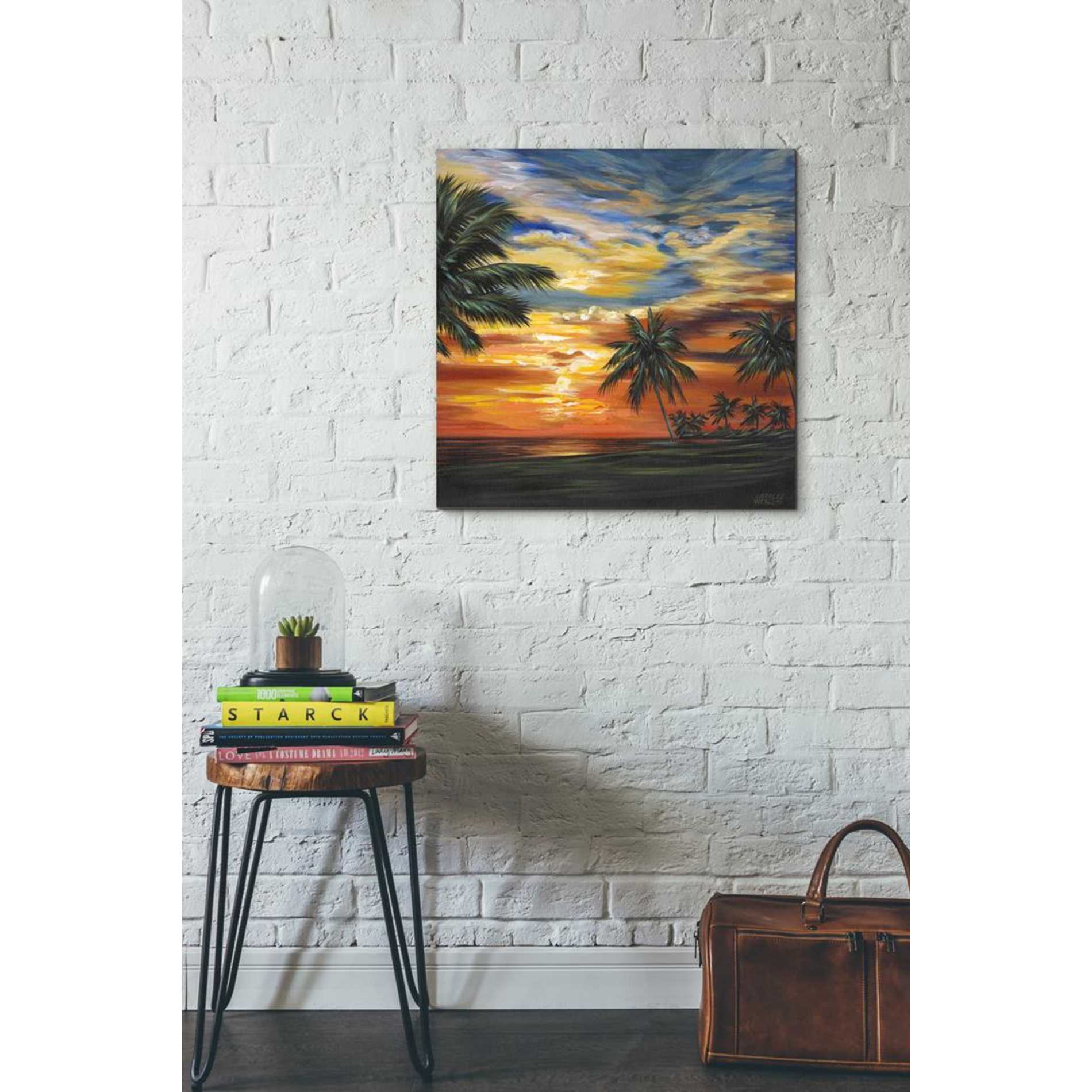 'Stunning Tropical Sunset II' by Carolee Vitaletti Giclee Canvas Wall Art