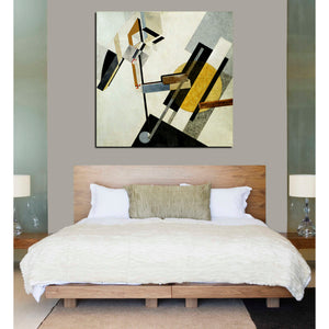 'Proun 19D' by El Lissitzky Canvas Wall Art,26 x 26