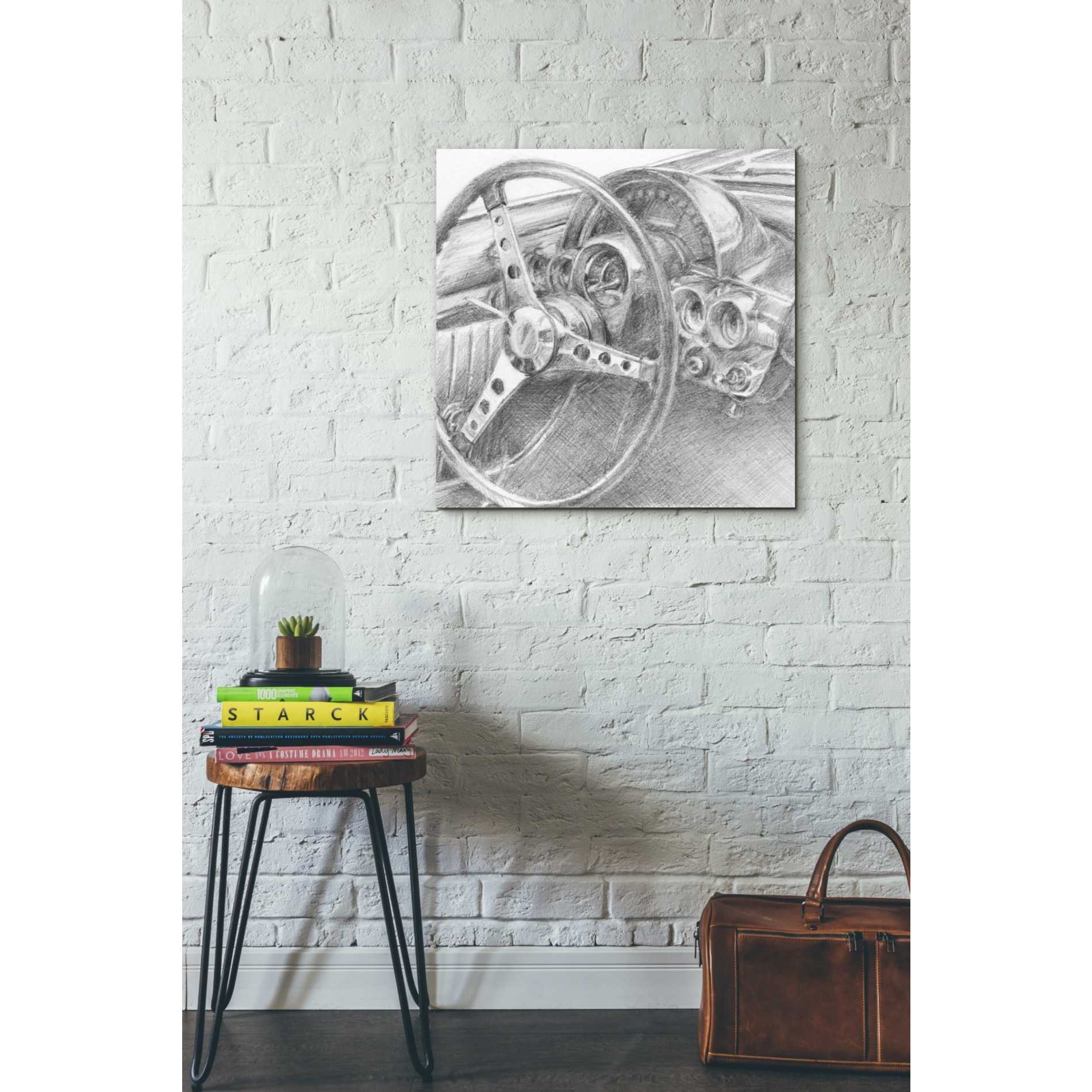 'Behind the Wheel II' by Ethan Harper Canvas Wall Art,26 x 26