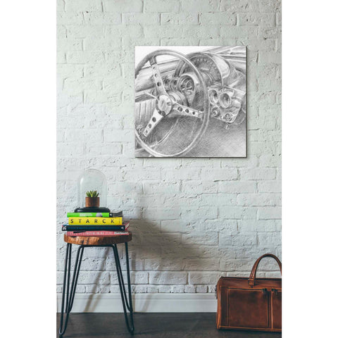 Image of 'Behind the Wheel II' by Ethan Harper Canvas Wall Art,26 x 26