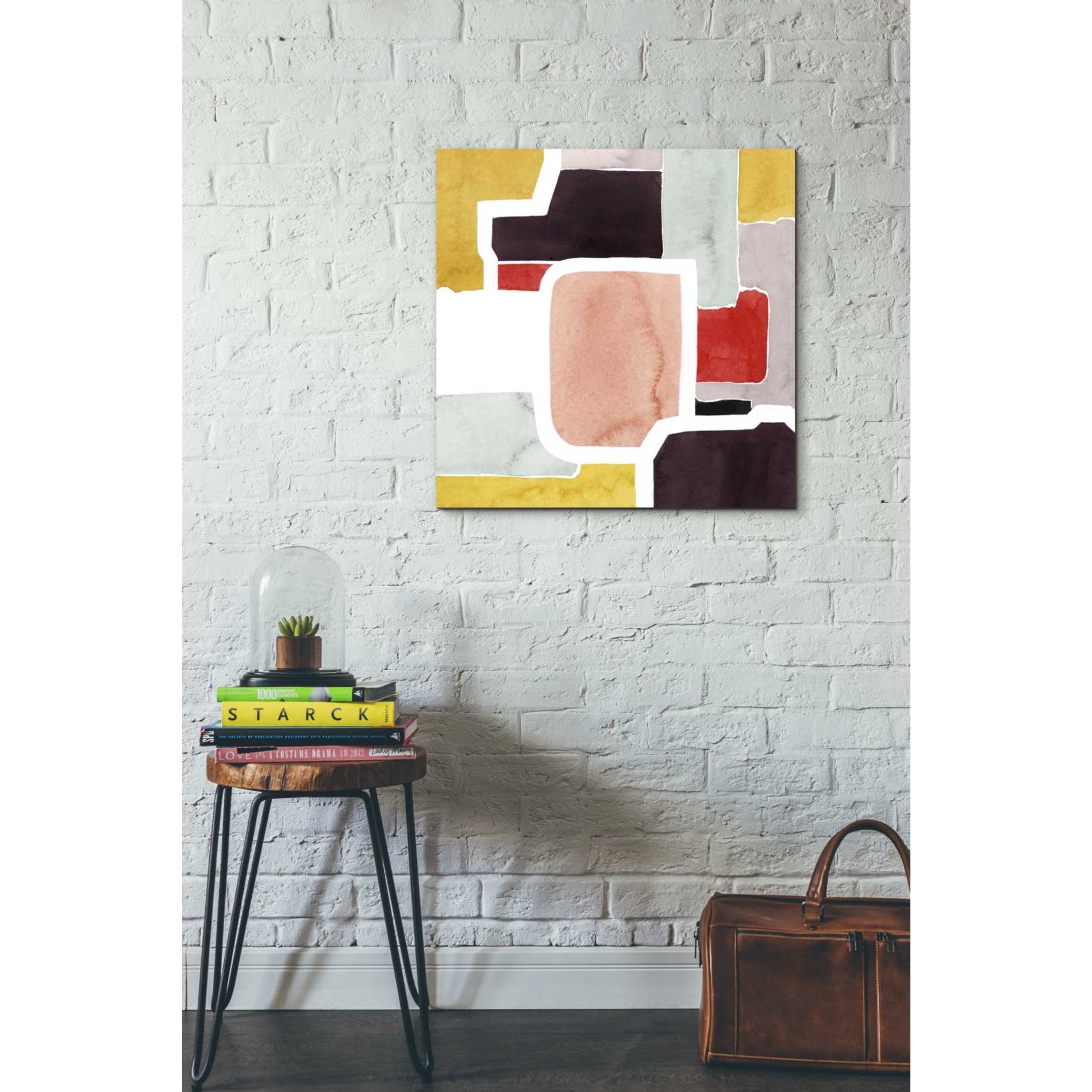 'Color Blocking II' by Grace Popp Canvas Wall Art,26 x 26