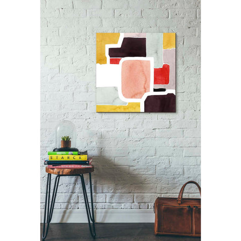 Image of 'Color Blocking II' by Grace Popp Canvas Wall Art,26 x 26