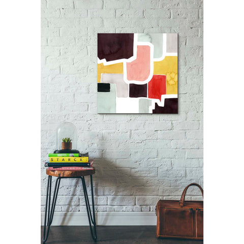 Image of 'Color Blocking IV' by Grace Popp Canvas Wall Art,26 x 26