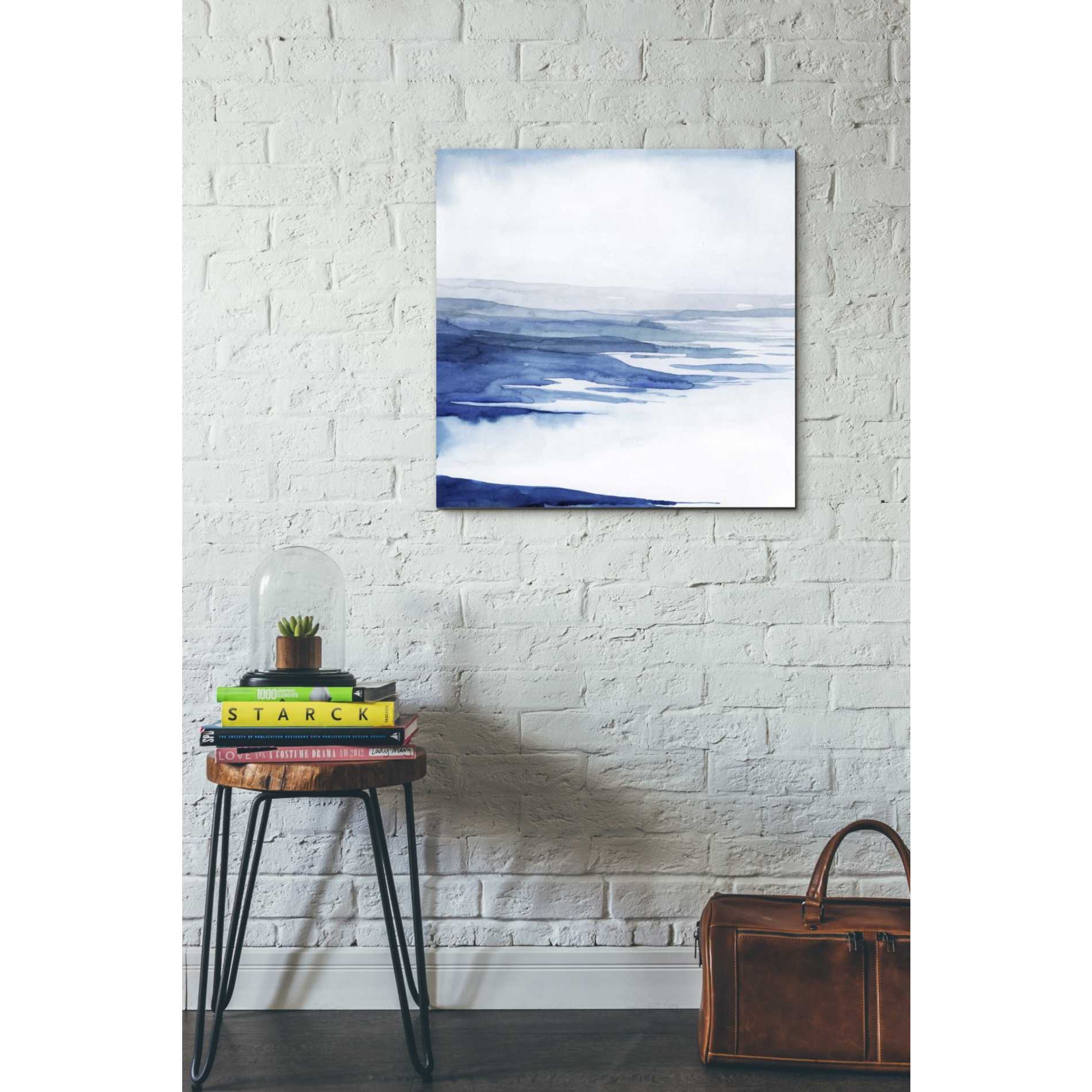 'Crystallized Lagoon I' by Grace Popp Canvas Wall Art,26 x 26