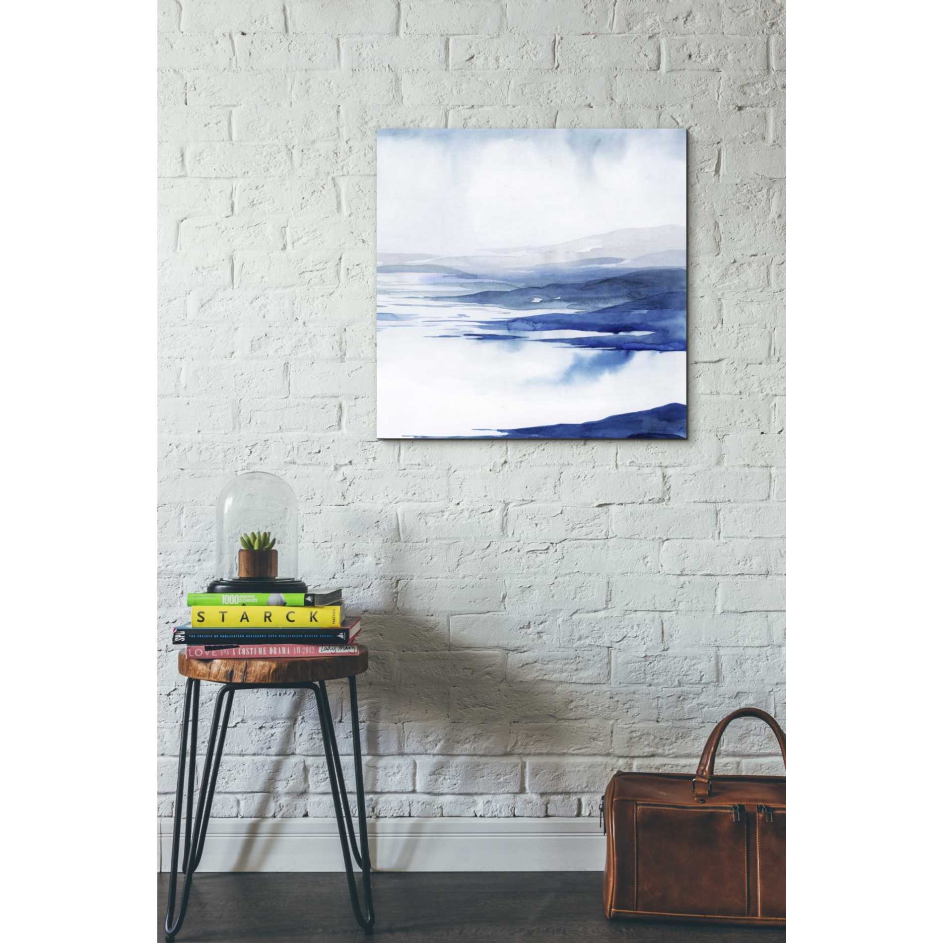 'Crystallized Lagoon II' by Grace Popp Canvas Wall Art,26 x 26