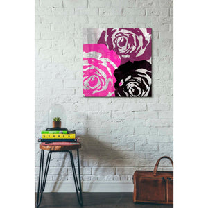 'Bloomer Squares V' by James Burghardt Giclee Canvas Wall Art