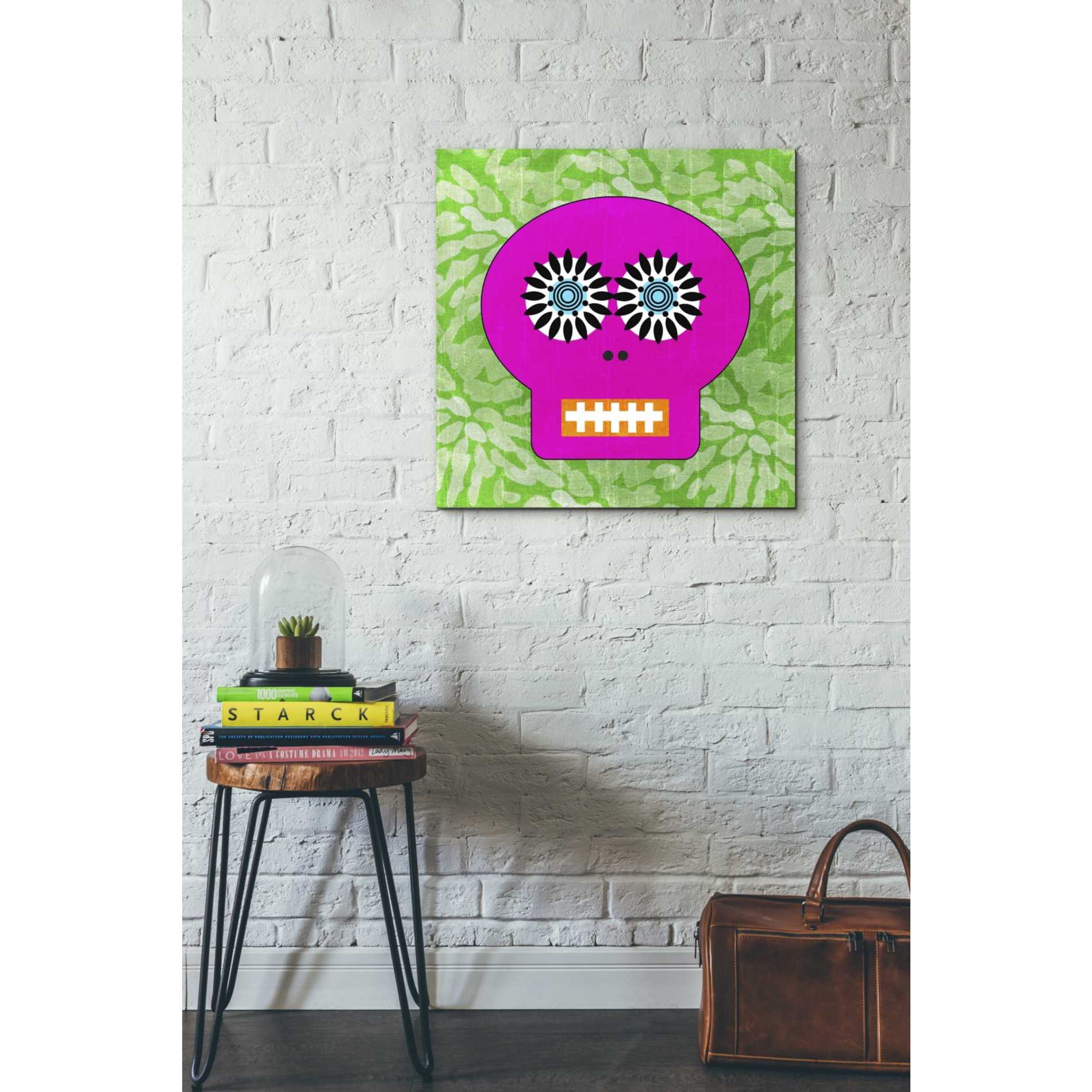 'Day Of The Dead II' by Linda Woods, Canvas Wall Art,26 x 26