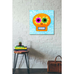 'Day Of The Dead IV' by Linda Woods, Canvas Wall Art,26 x 26