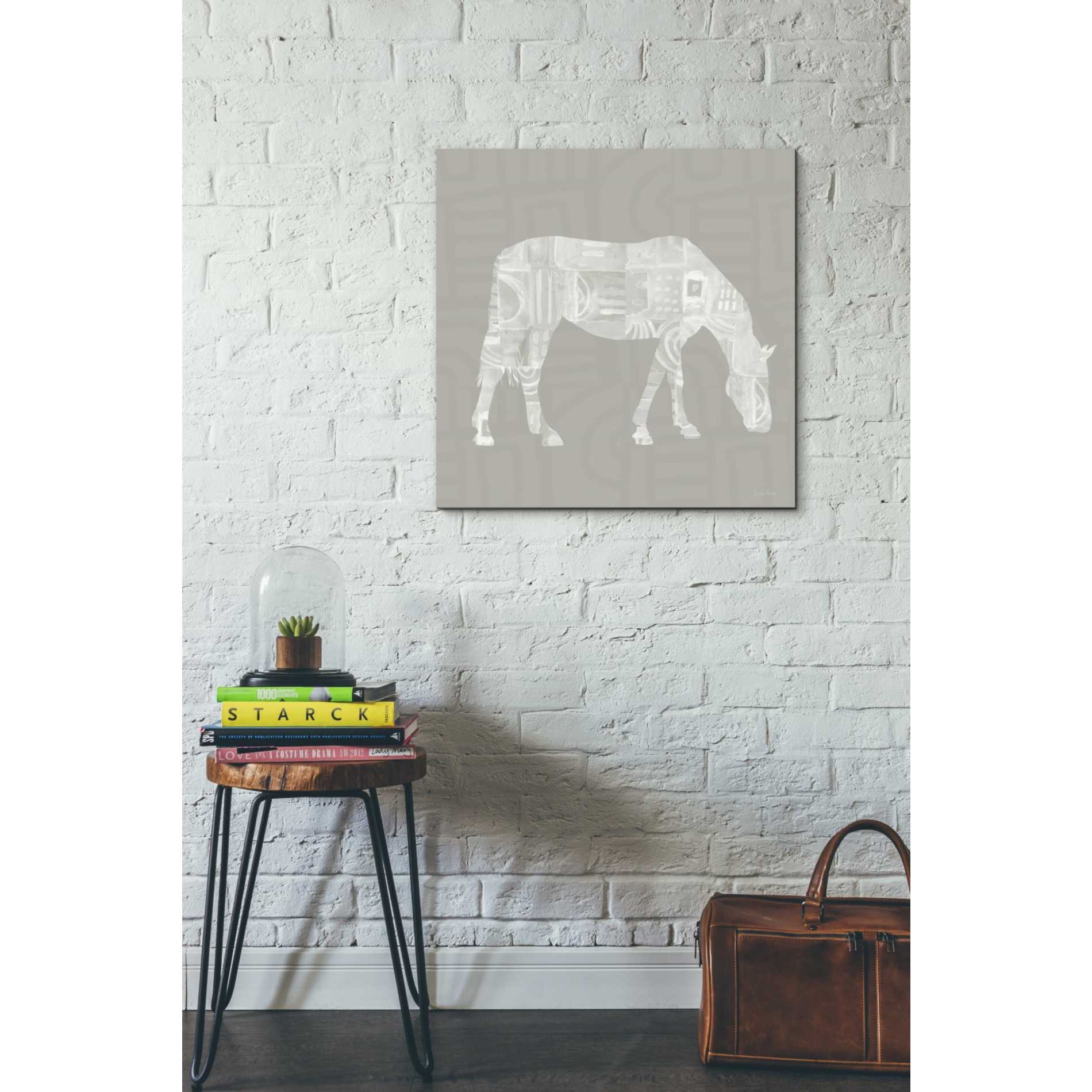 'Modern Farm Horse II' by Linda Woods, Canvas Wall Art,26 x 26