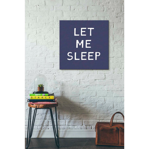 Image of 'Let Me Sleep' by Linda Woods, Canvas Wall Art,26 x 26