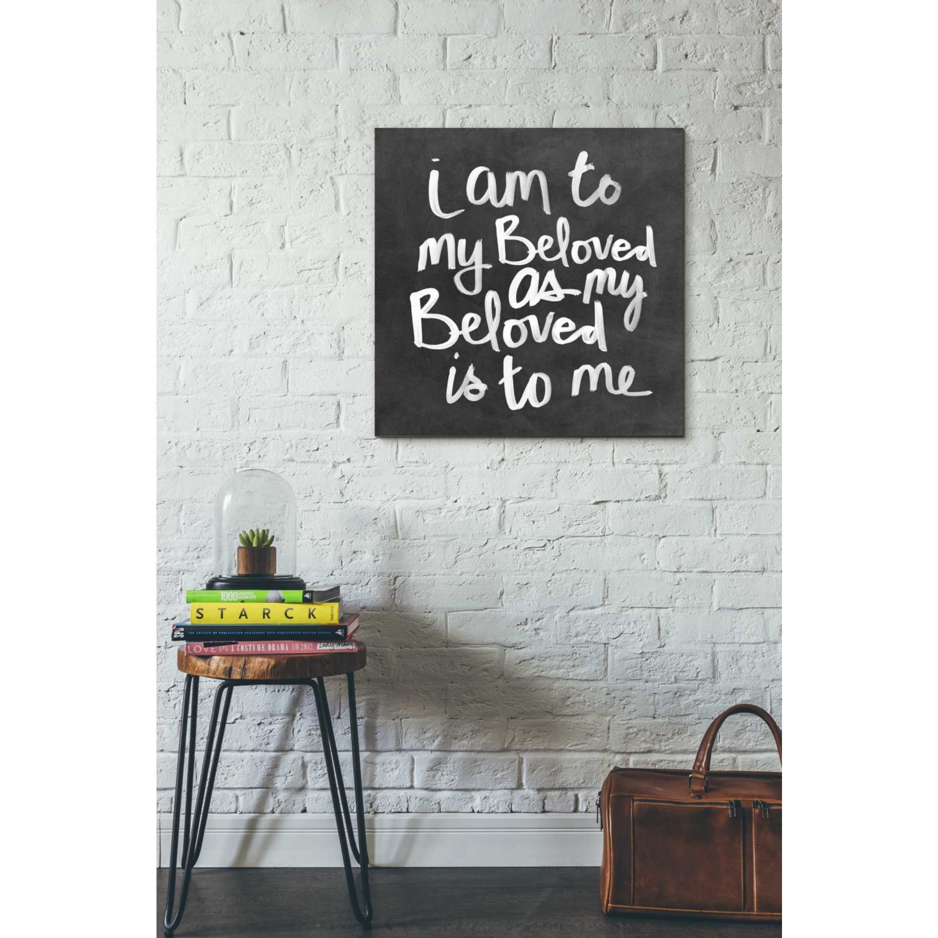 'Beloved' by Linda Woods, Canvas Wall Art,26 x 26