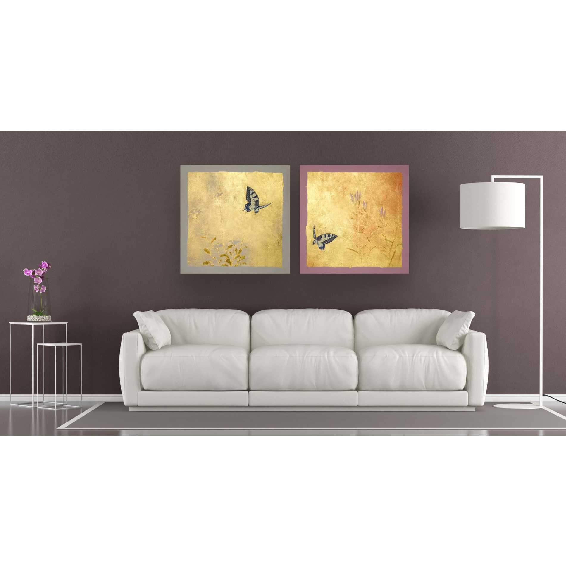 'Butterfly L' by Zigen Tanabe, Giclee Canvas Wall Art