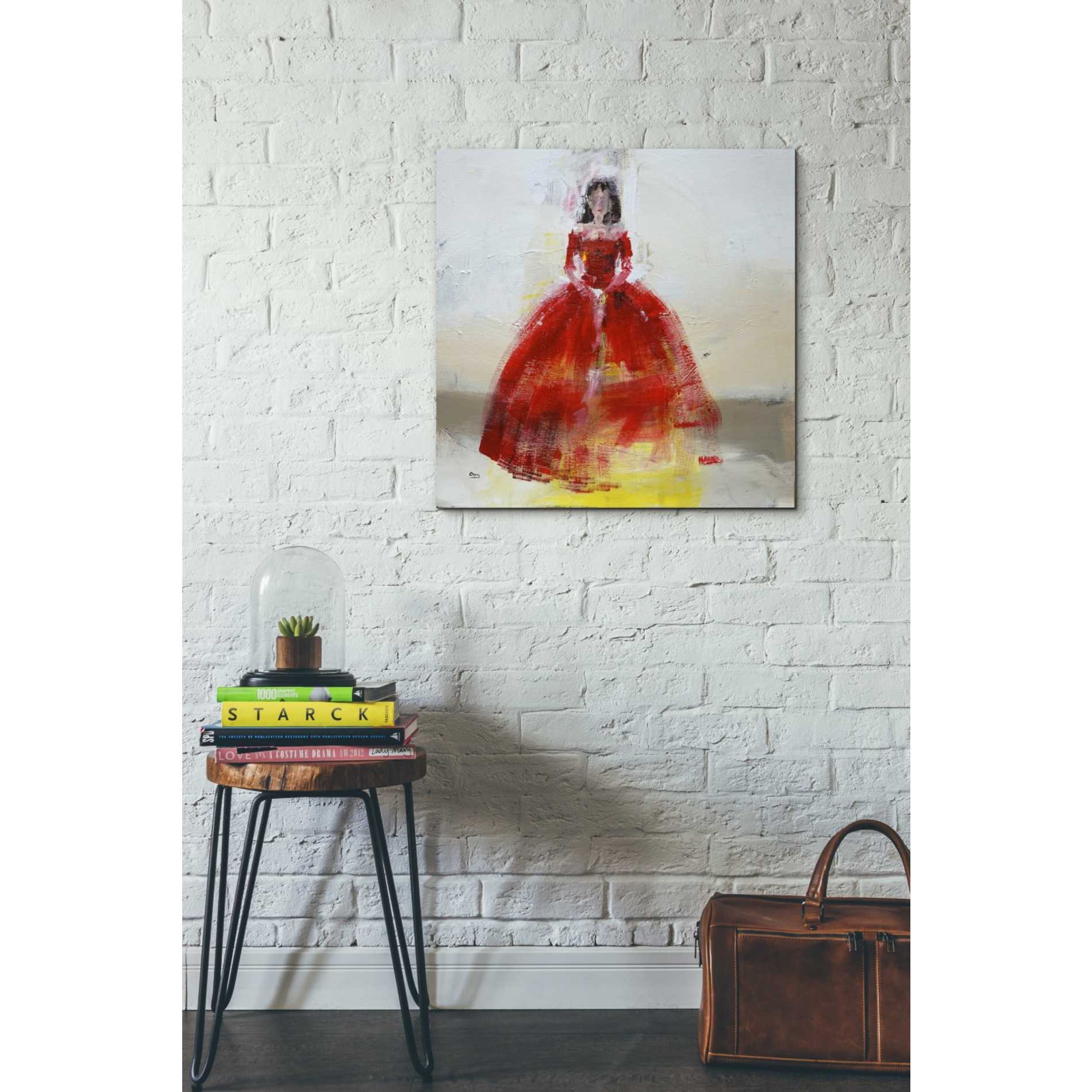 'Masquerade' by Oscar Alvarez Pardo, Canvas Wall Art,26 x 26